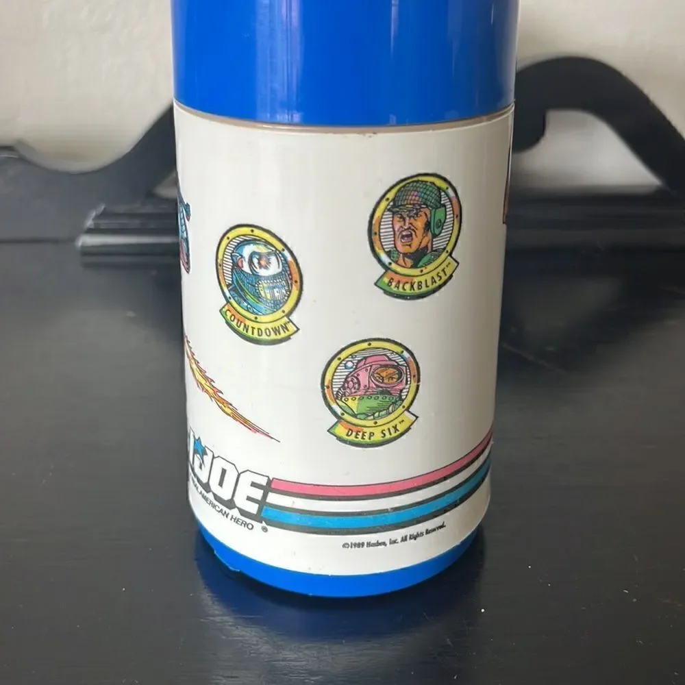 1989 Hasbro G.I. Joe a real American hero thermos